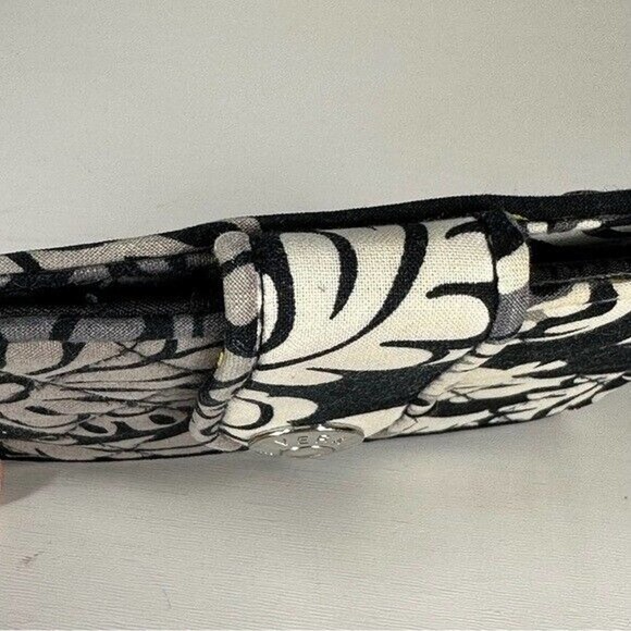 Vera Bradley Baroque Snappy Wallet Medium Snap Slim Bi-Fold Organizer With Wear - Picture 12 of 13